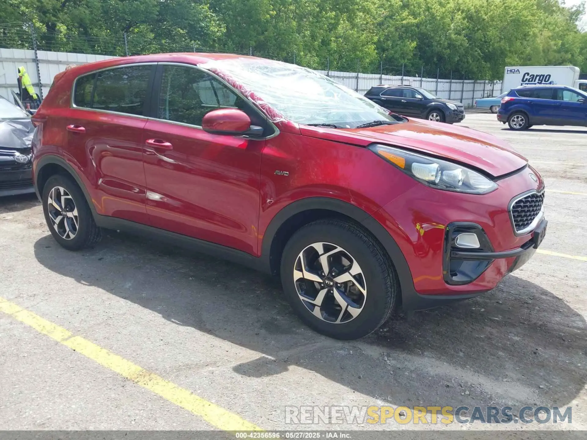 1 Photograph of a damaged car KNDPMCAC1N7992421 KIA SPORTAGE 2022