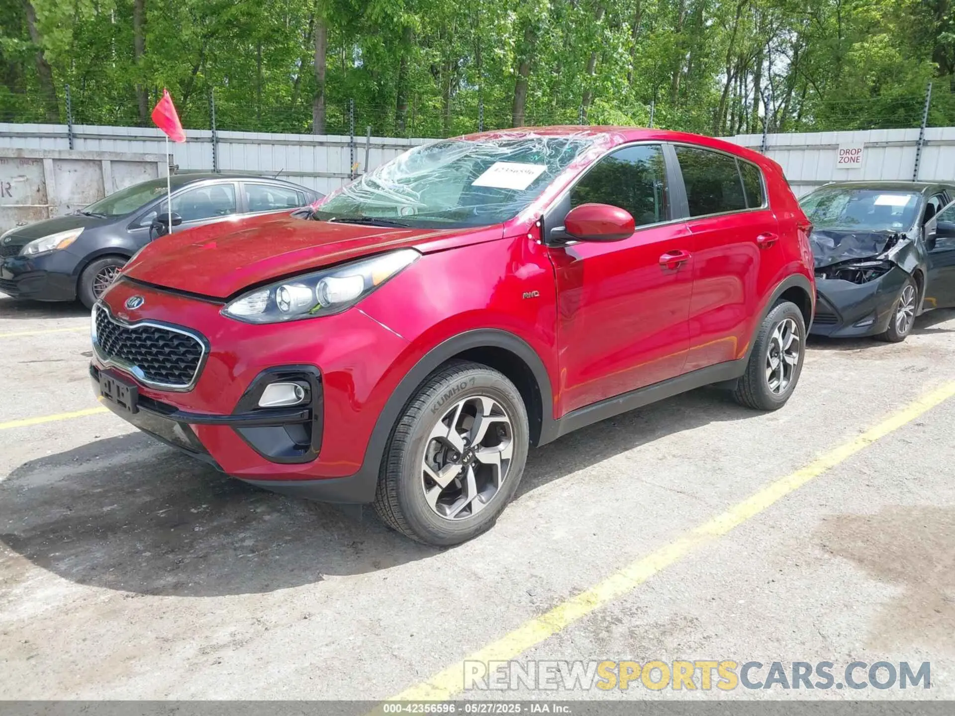 2 Photograph of a damaged car KNDPMCAC1N7992421 KIA SPORTAGE 2022