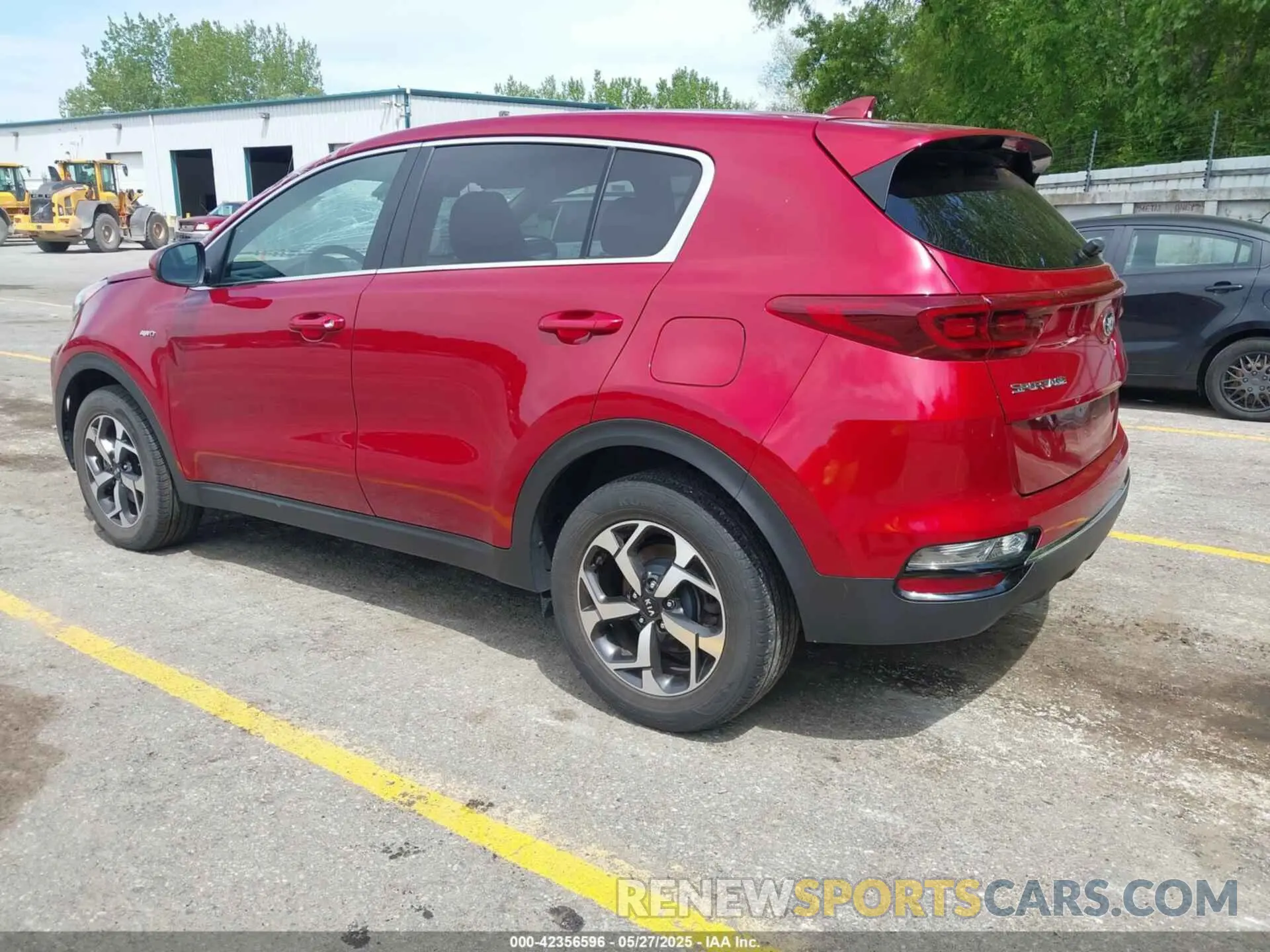 3 Photograph of a damaged car KNDPMCAC1N7992421 KIA SPORTAGE 2022