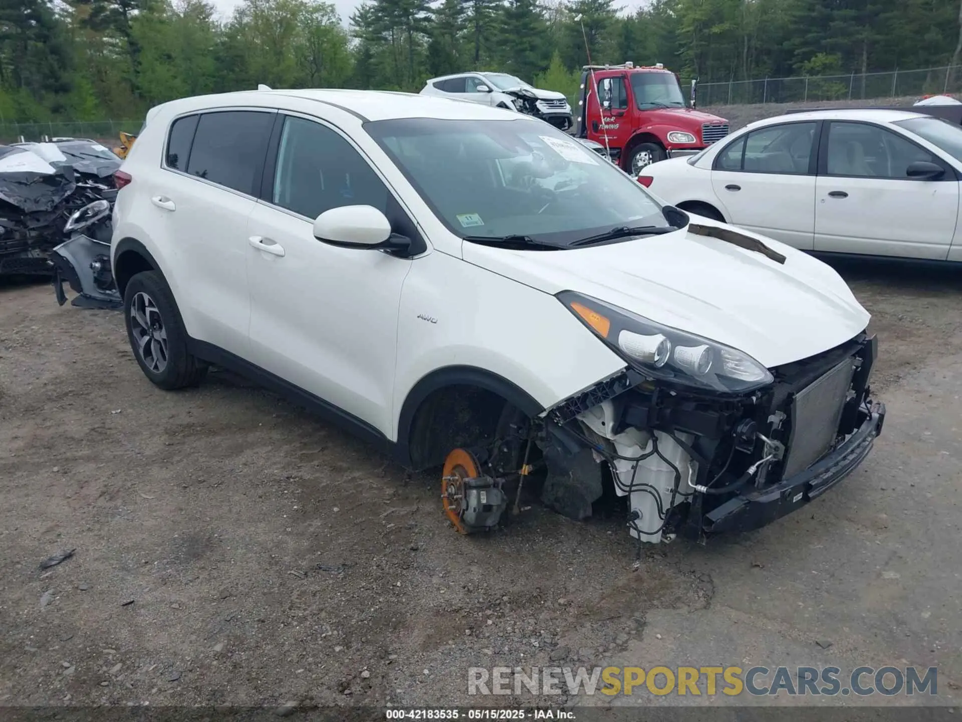 1 Photograph of a damaged car KNDPMCAC3N7008041 KIA SPORTAGE 2022
