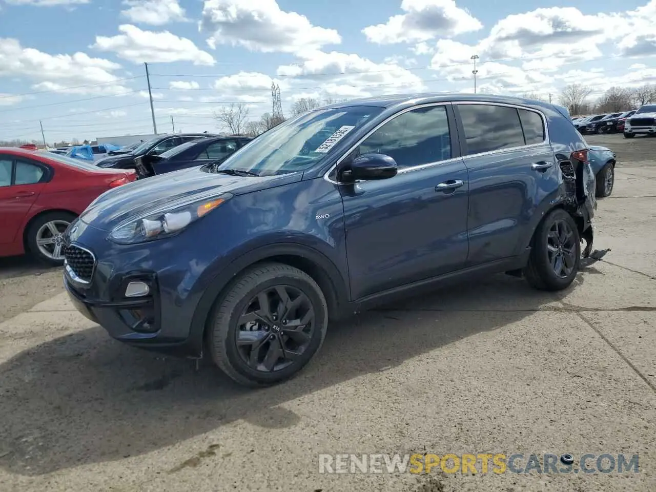 1 Photograph of a damaged car KNDPMCAC3N7025051 KIA SPORTAGE 2022