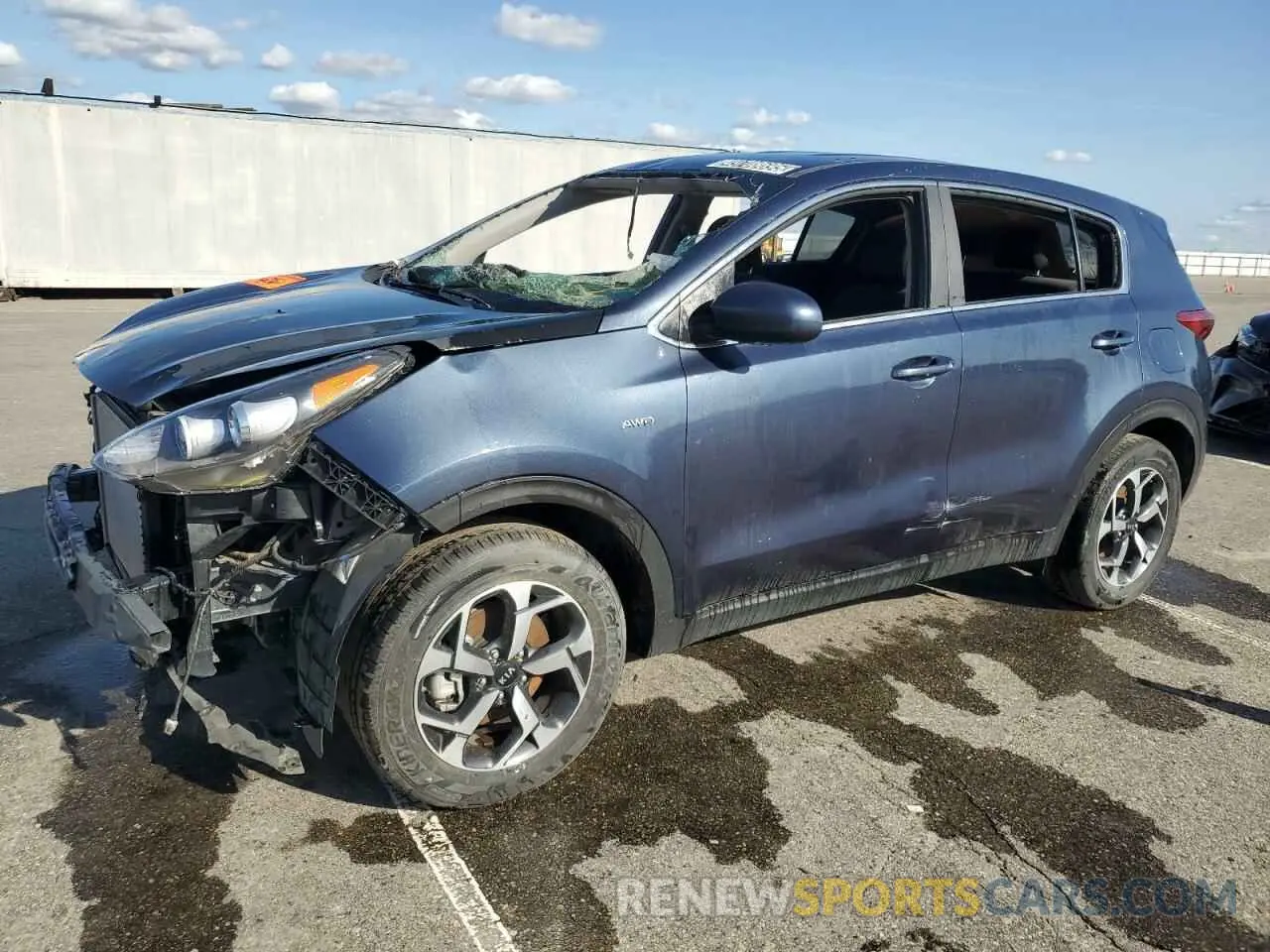 1 Photograph of a damaged car KNDPMCAC3N7994767 KIA SPORTAGE 2022