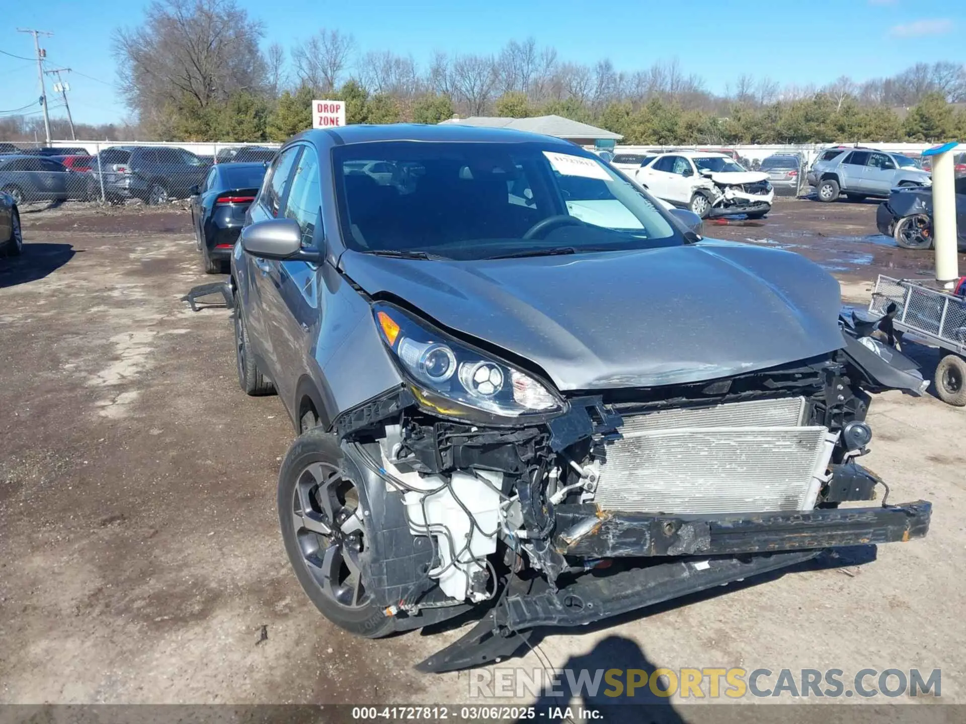 1 Photograph of a damaged car KNDPMCAC3N7996924 KIA SPORTAGE 2022
