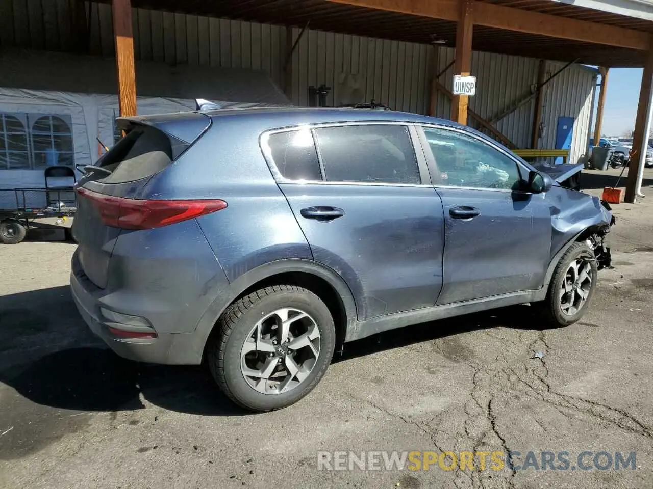 3 Photograph of a damaged car KNDPMCAC4N7991456 KIA SPORTAGE 2022