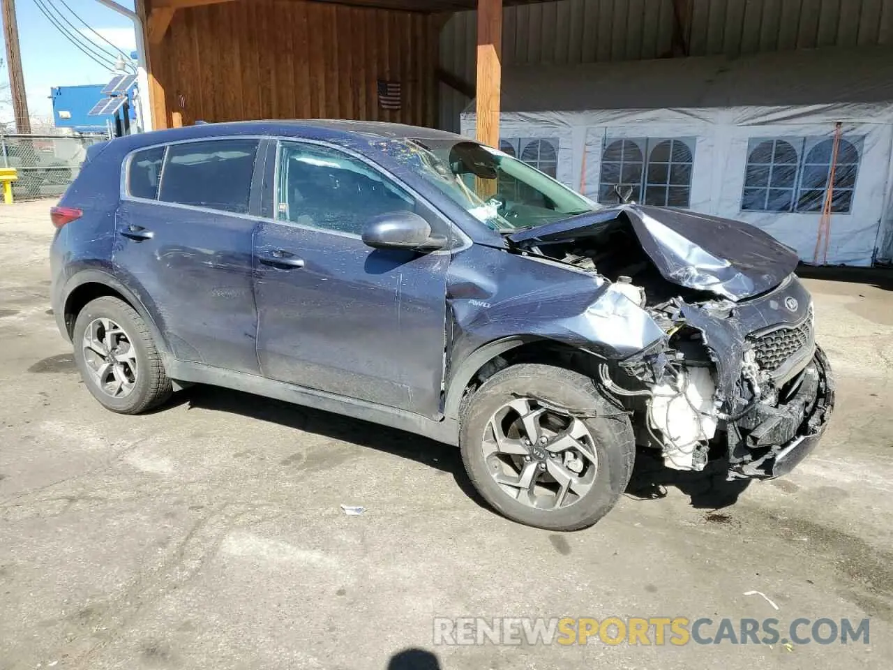 4 Photograph of a damaged car KNDPMCAC4N7991456 KIA SPORTAGE 2022