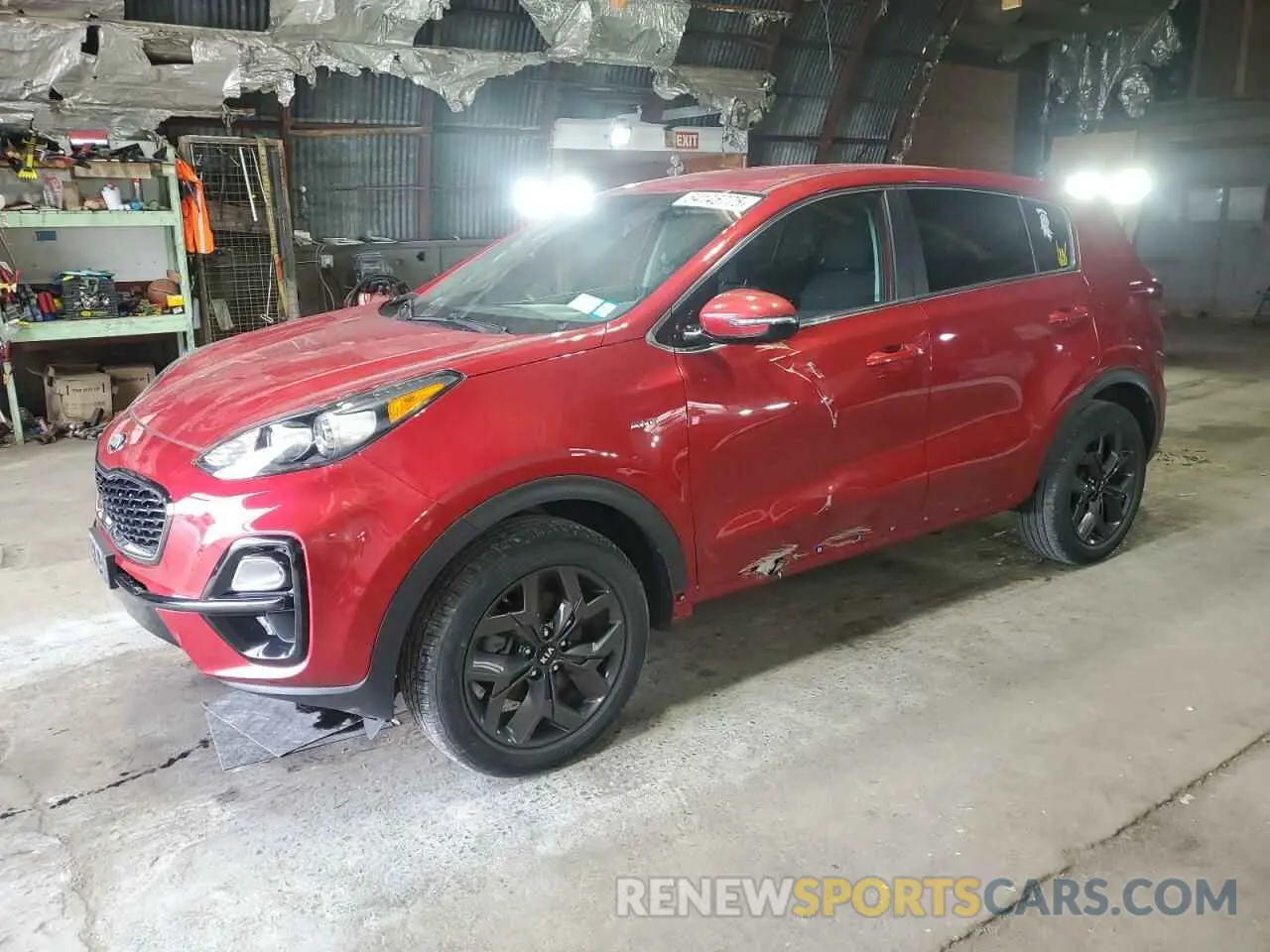 1 Photograph of a damaged car KNDPMCAC5N7959325 KIA SPORTAGE 2022