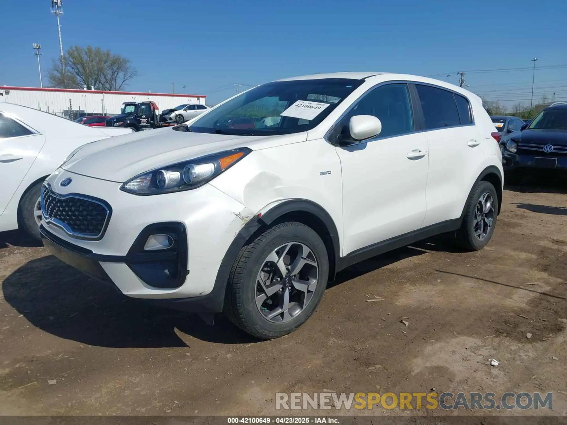 2 Photograph of a damaged car KNDPMCAC5N7966422 KIA SPORTAGE 2022
