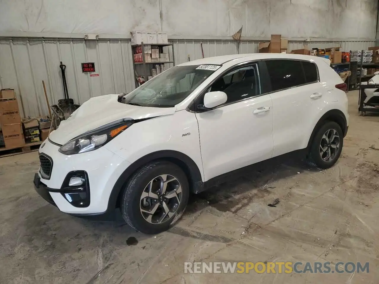 1 Photograph of a damaged car KNDPMCAC5N7991322 KIA SPORTAGE 2022