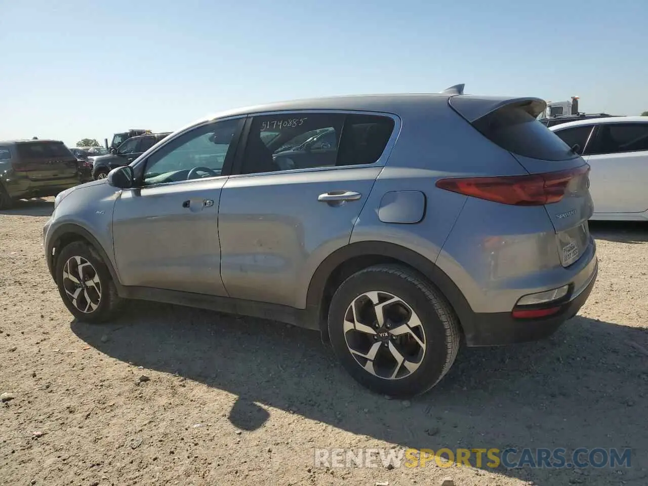 2 Photograph of a damaged car KNDPMCAC6N7971113 KIA SPORTAGE 2022