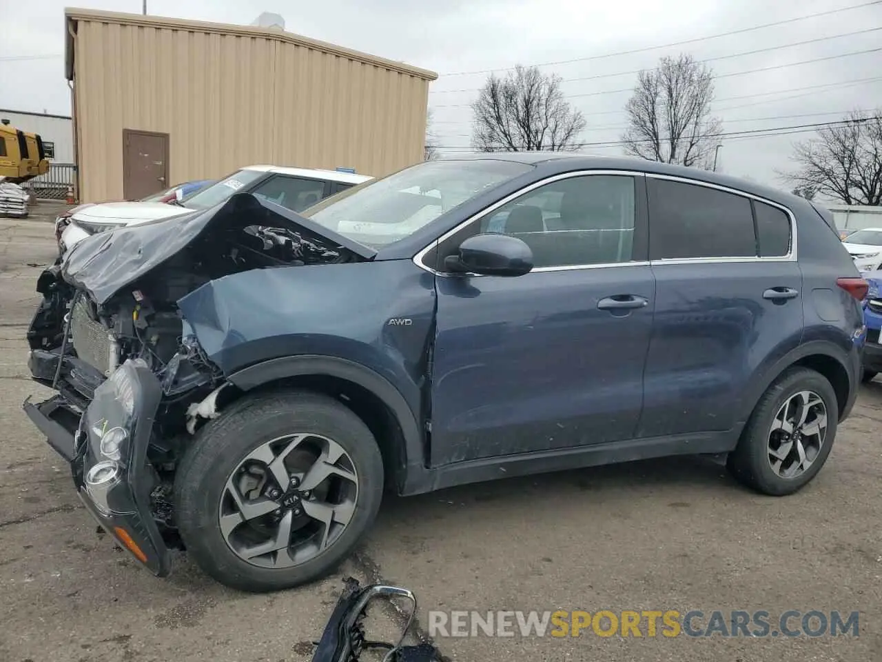 1 Photograph of a damaged car KNDPMCAC6N7973427 KIA SPORTAGE 2022