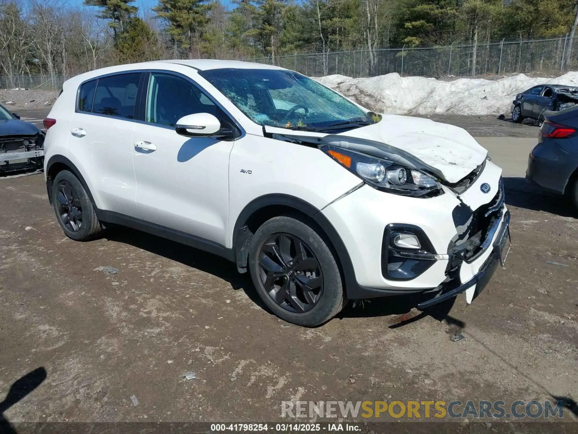 1 Photograph of a damaged car KNDPMCAC7N7025277 KIA SPORTAGE 2022