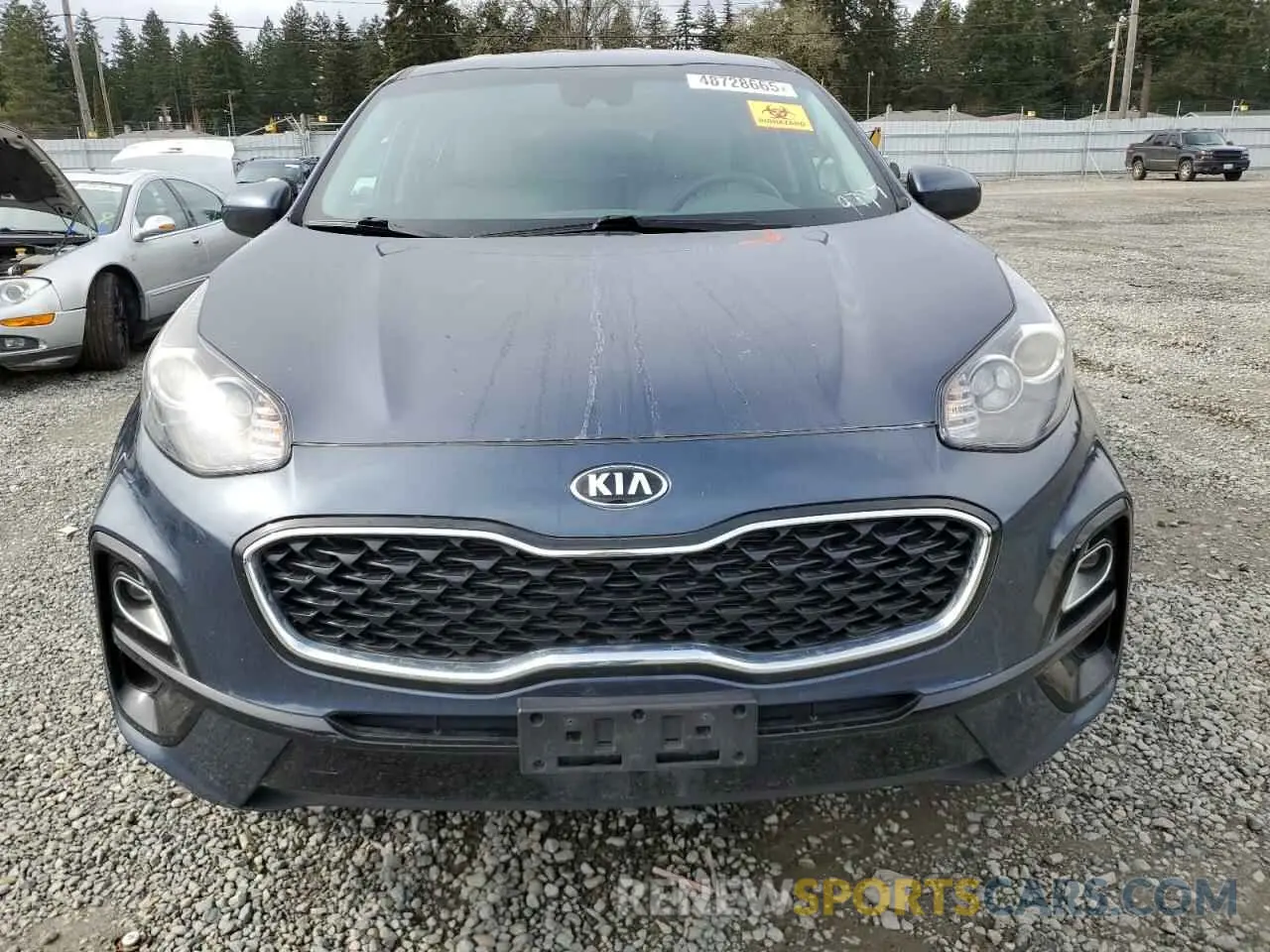 5 Photograph of a damaged car KNDPMCAC7N7949797 KIA SPORTAGE 2022