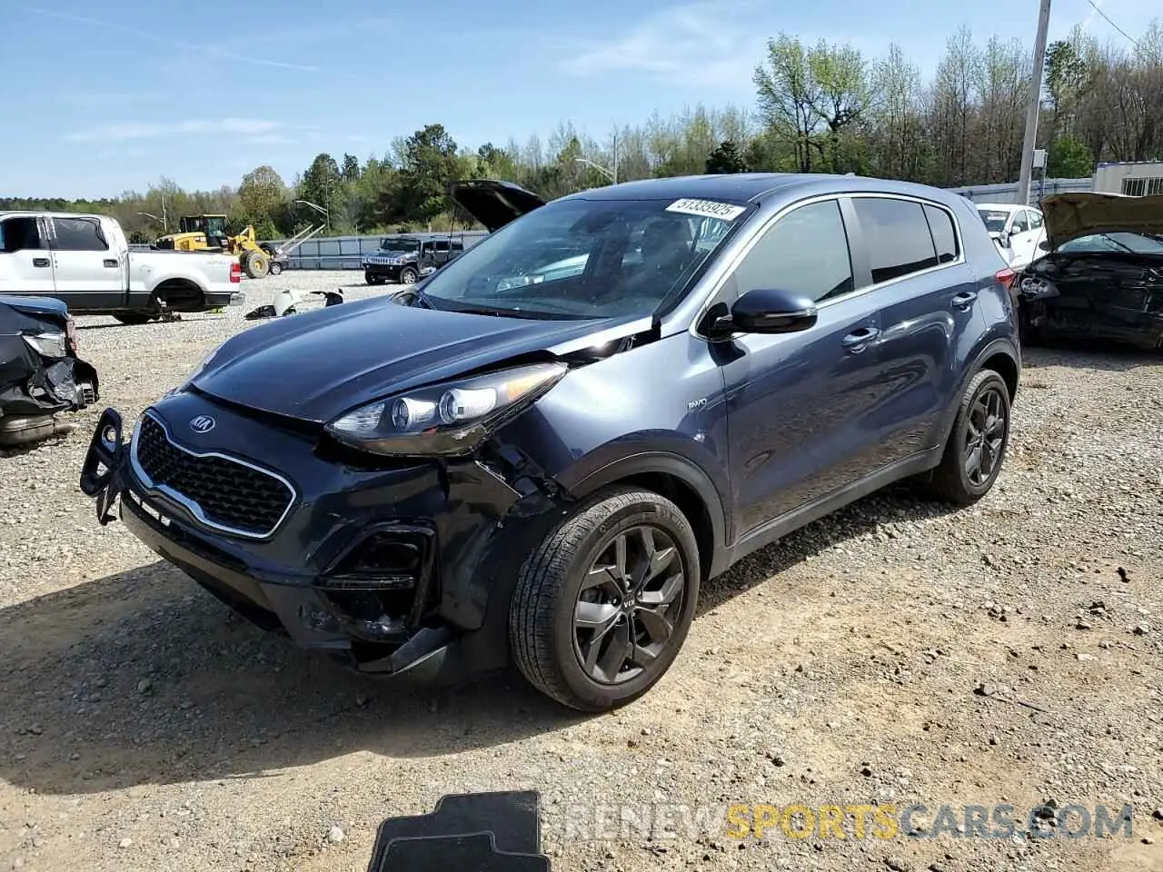 1 Photograph of a damaged car KNDPMCAC7N7957785 KIA SPORTAGE 2022