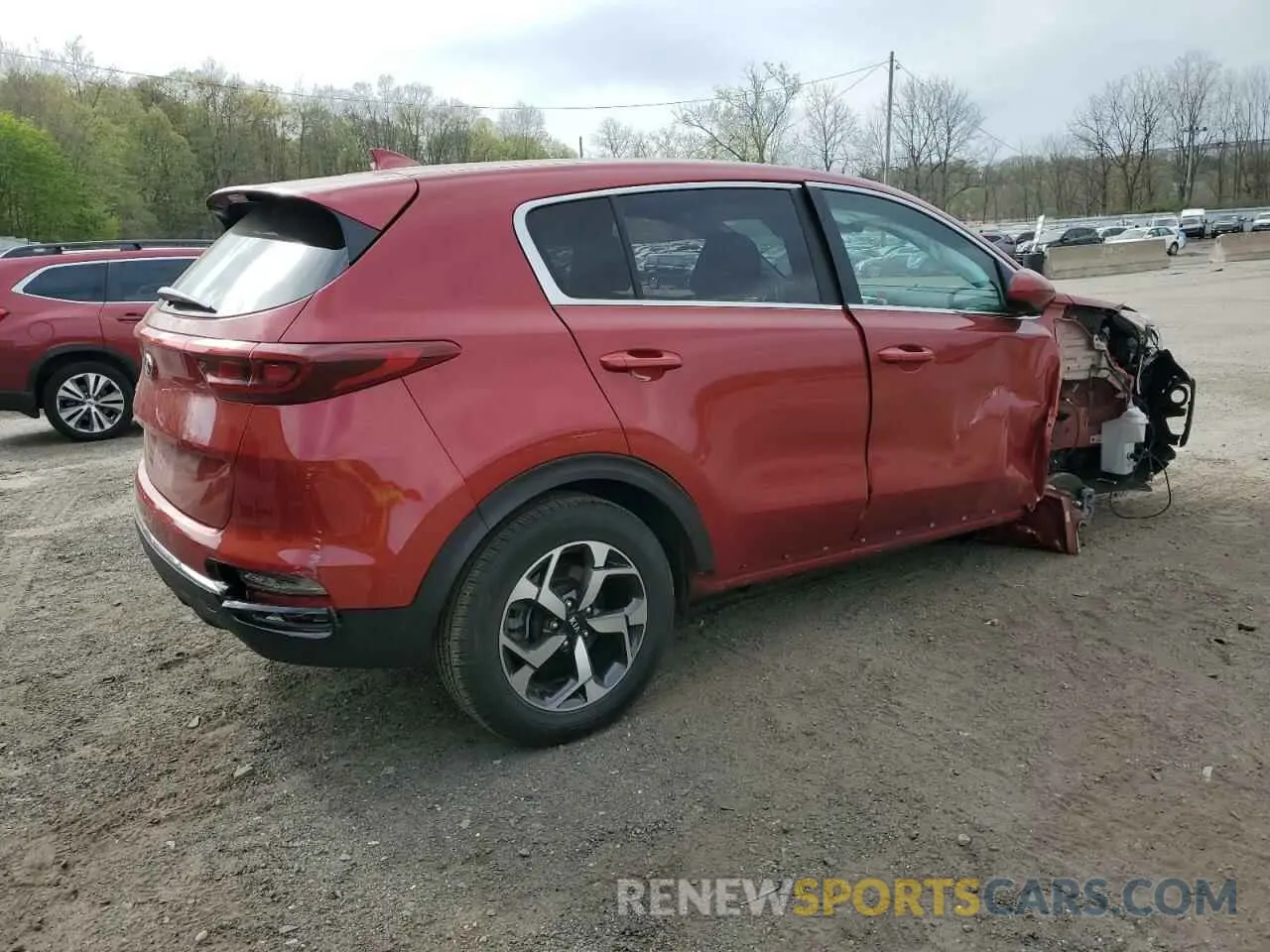 3 Photograph of a damaged car KNDPMCAC7N7983741 KIA SPORTAGE 2022