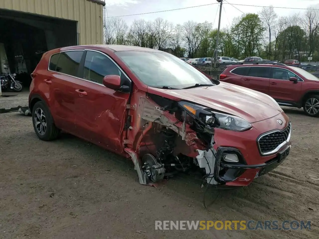 4 Photograph of a damaged car KNDPMCAC7N7983741 KIA SPORTAGE 2022