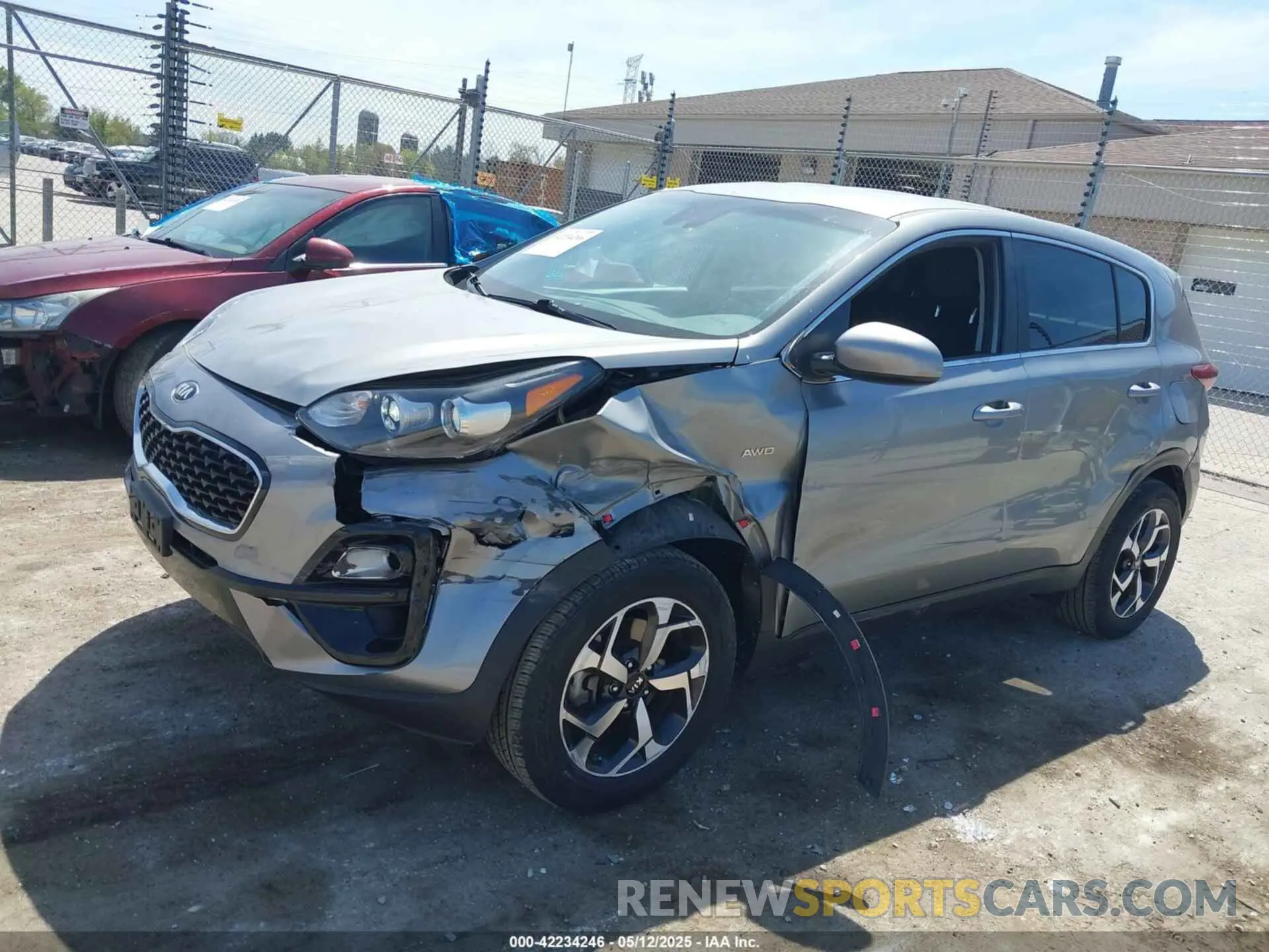 2 Photograph of a damaged car KNDPMCAC8N7000646 KIA SPORTAGE 2022
