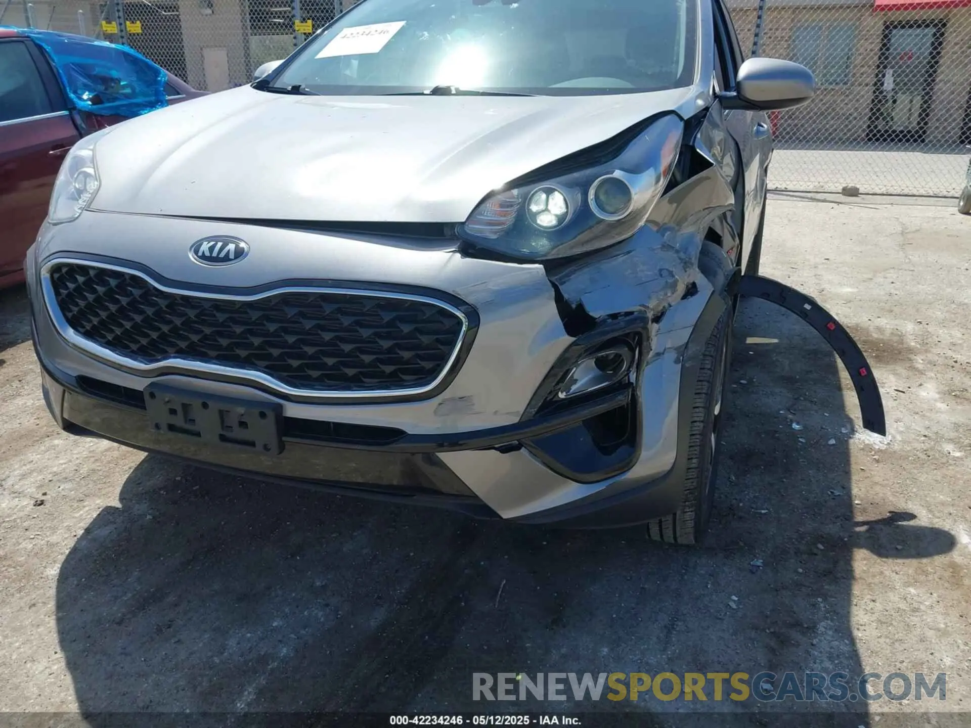 6 Photograph of a damaged car KNDPMCAC8N7000646 KIA SPORTAGE 2022