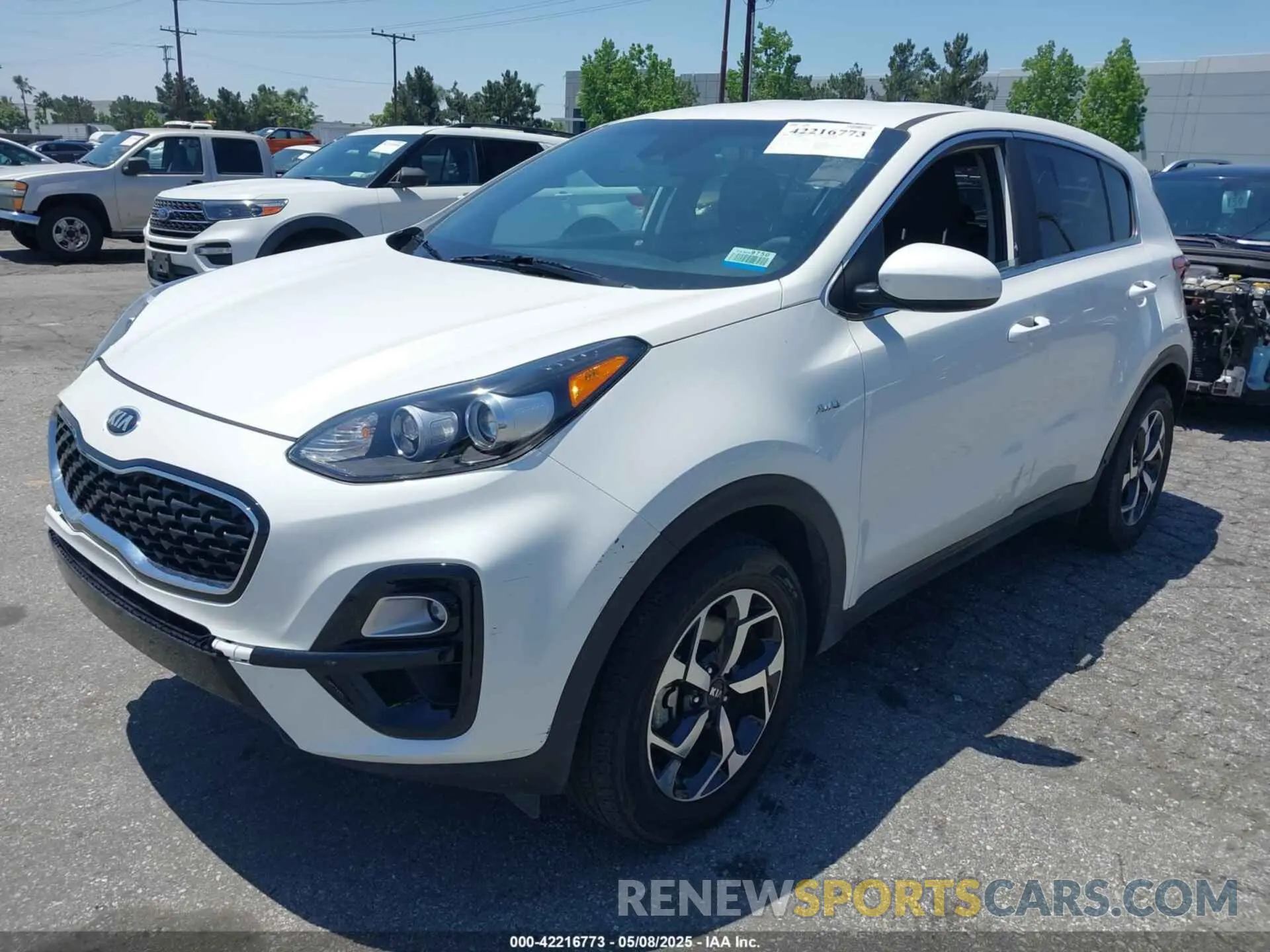 2 Photograph of a damaged car KNDPMCAC8N7001988 KIA SPORTAGE 2022