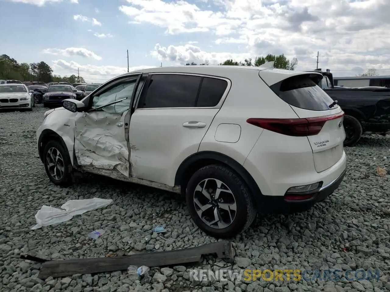 2 Photograph of a damaged car KNDPMCAC8N7008410 KIA SPORTAGE 2022