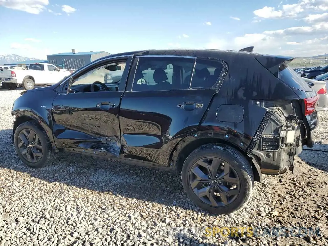 2 Photograph of a damaged car KNDPMCAC8N7955575 KIA SPORTAGE 2022