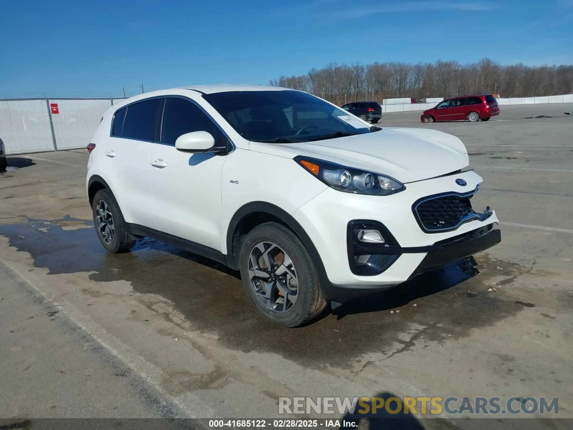1 Photograph of a damaged car KNDPMCAC8N7957004 KIA SPORTAGE 2022