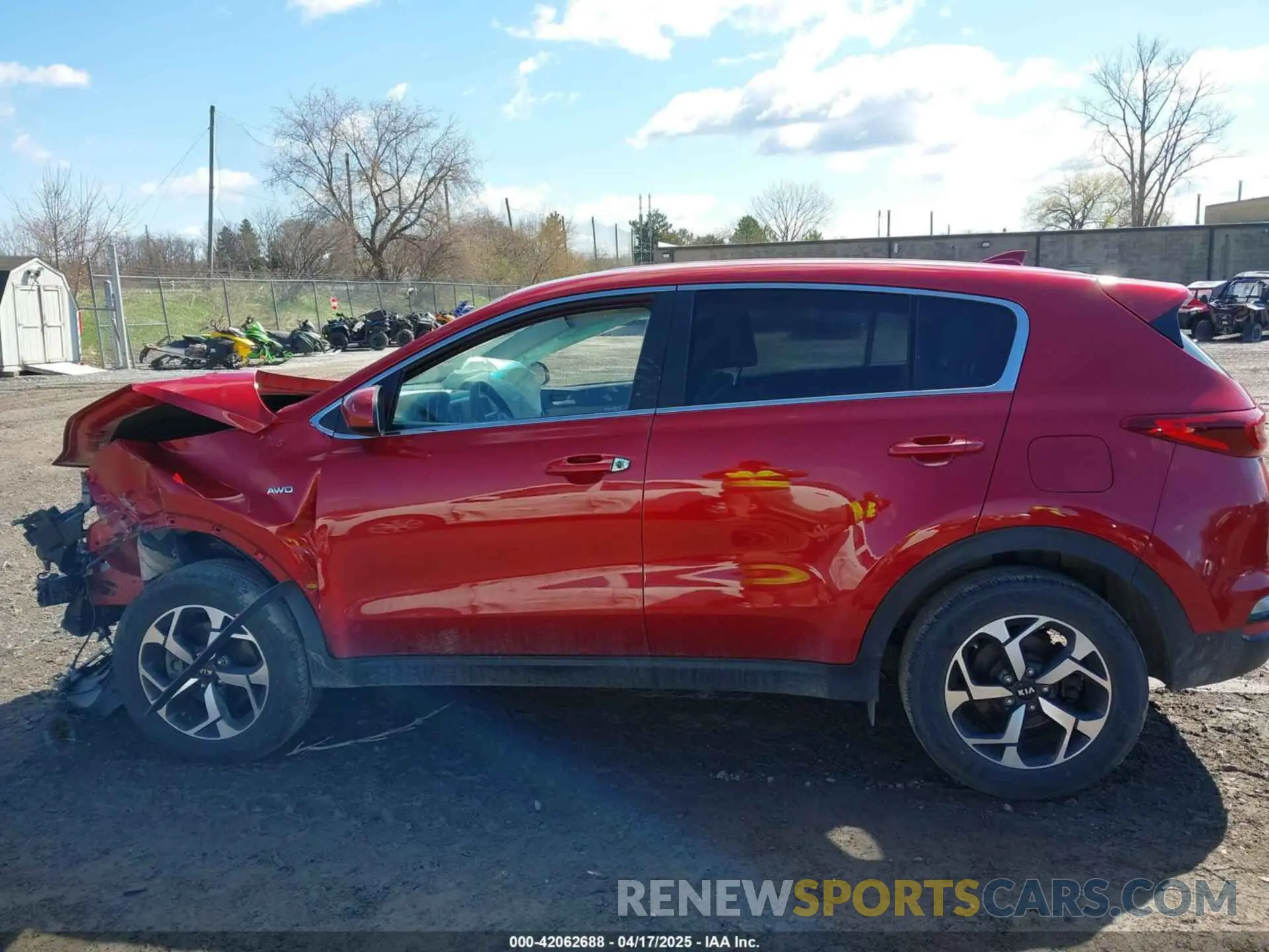 14 Photograph of a damaged car KNDPMCAC9N7010389 KIA SPORTAGE 2022