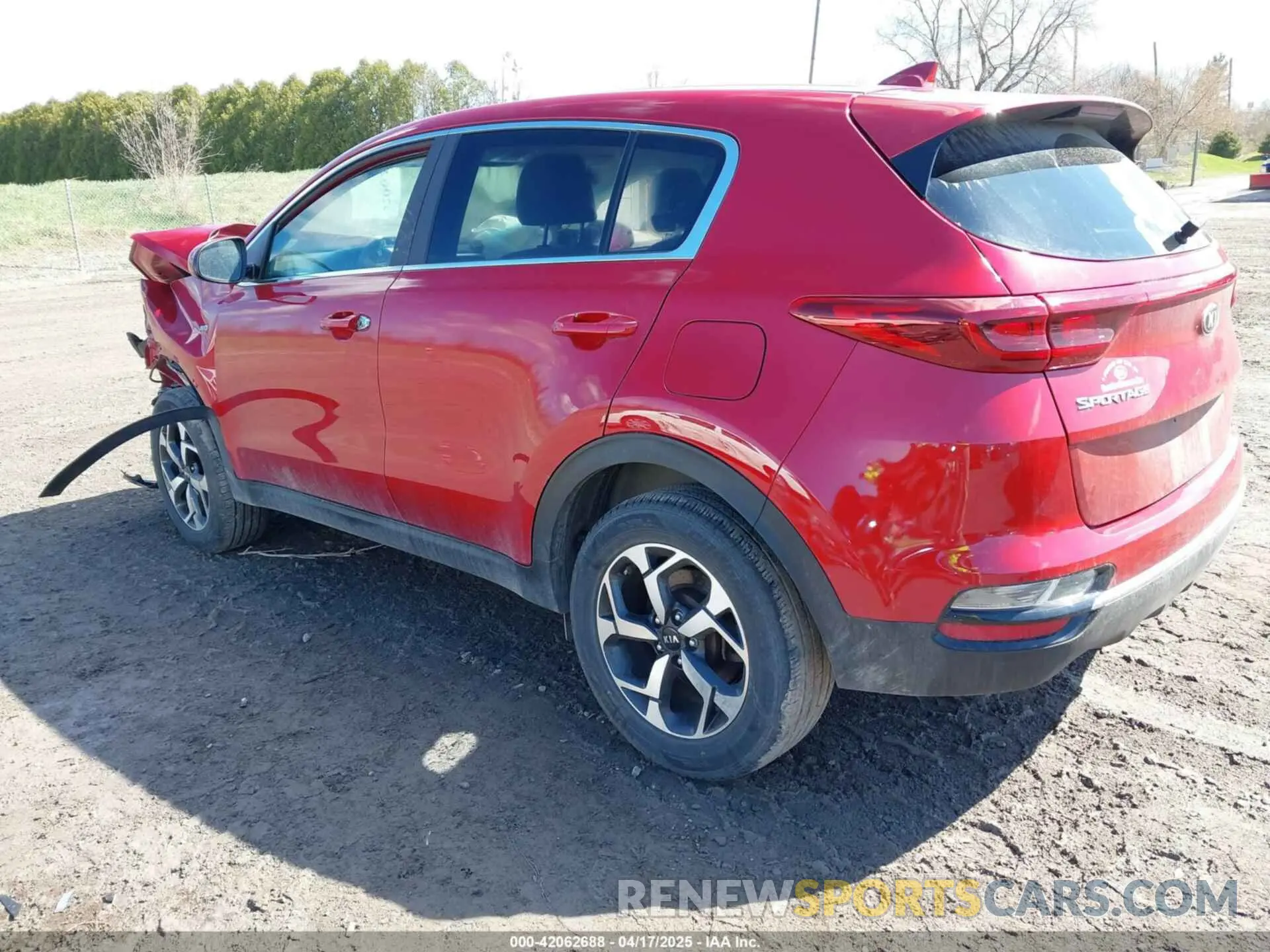 3 Photograph of a damaged car KNDPMCAC9N7010389 KIA SPORTAGE 2022