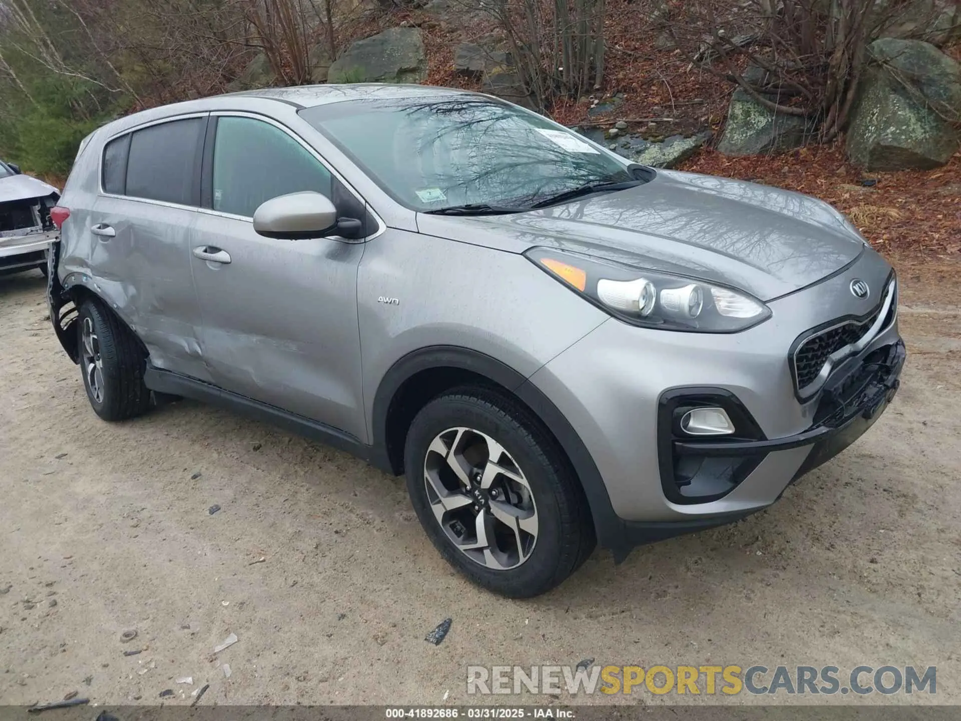 1 Photograph of a damaged car KNDPMCAC9N7954564 KIA SPORTAGE 2022