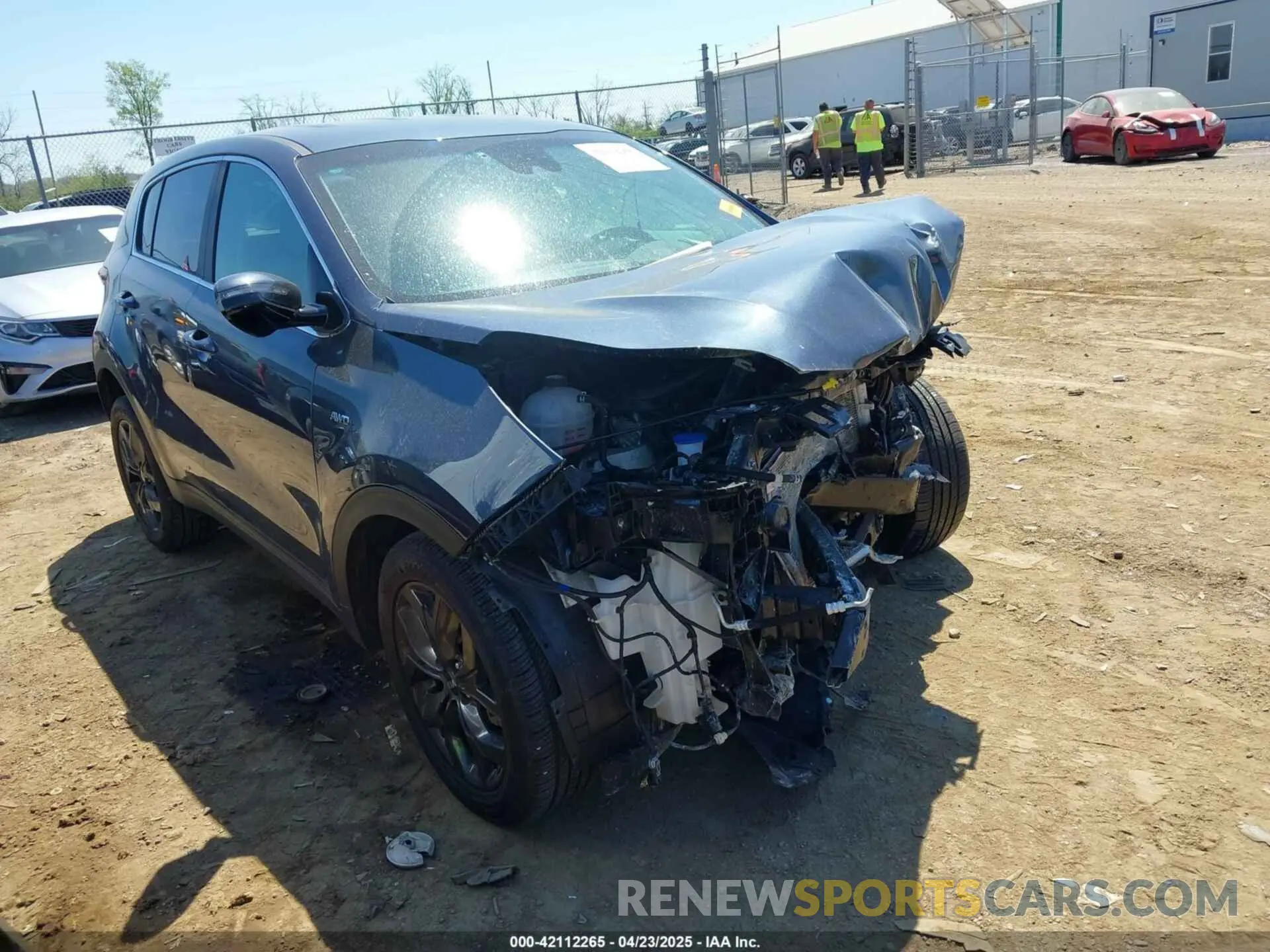 1 Photograph of a damaged car KNDPMCACXN7022924 KIA SPORTAGE 2022
