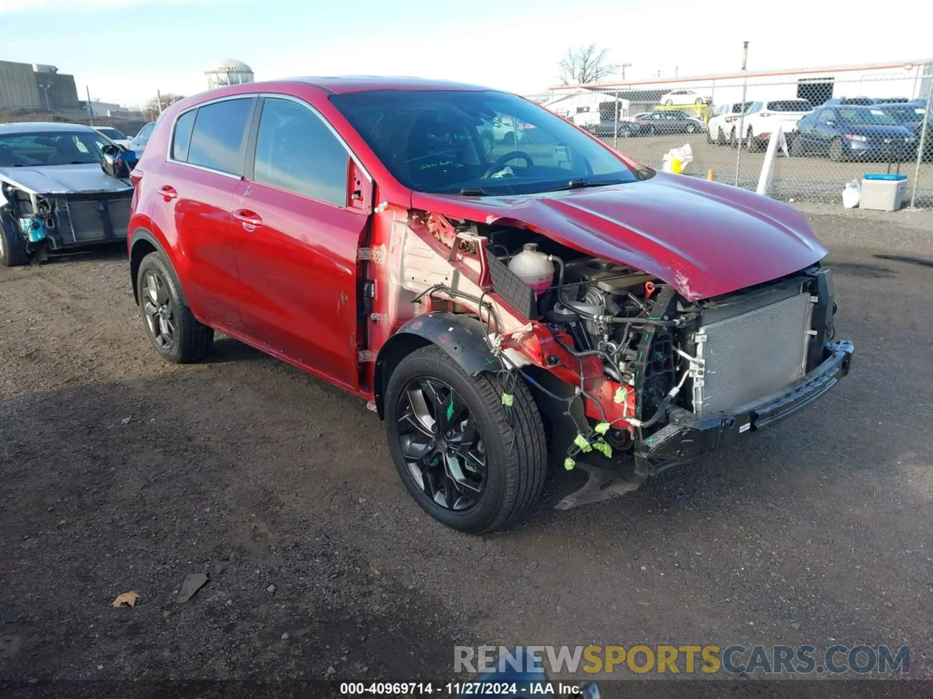 1 Photograph of a damaged car KNDPMCACXN7026620 KIA SPORTAGE 2022