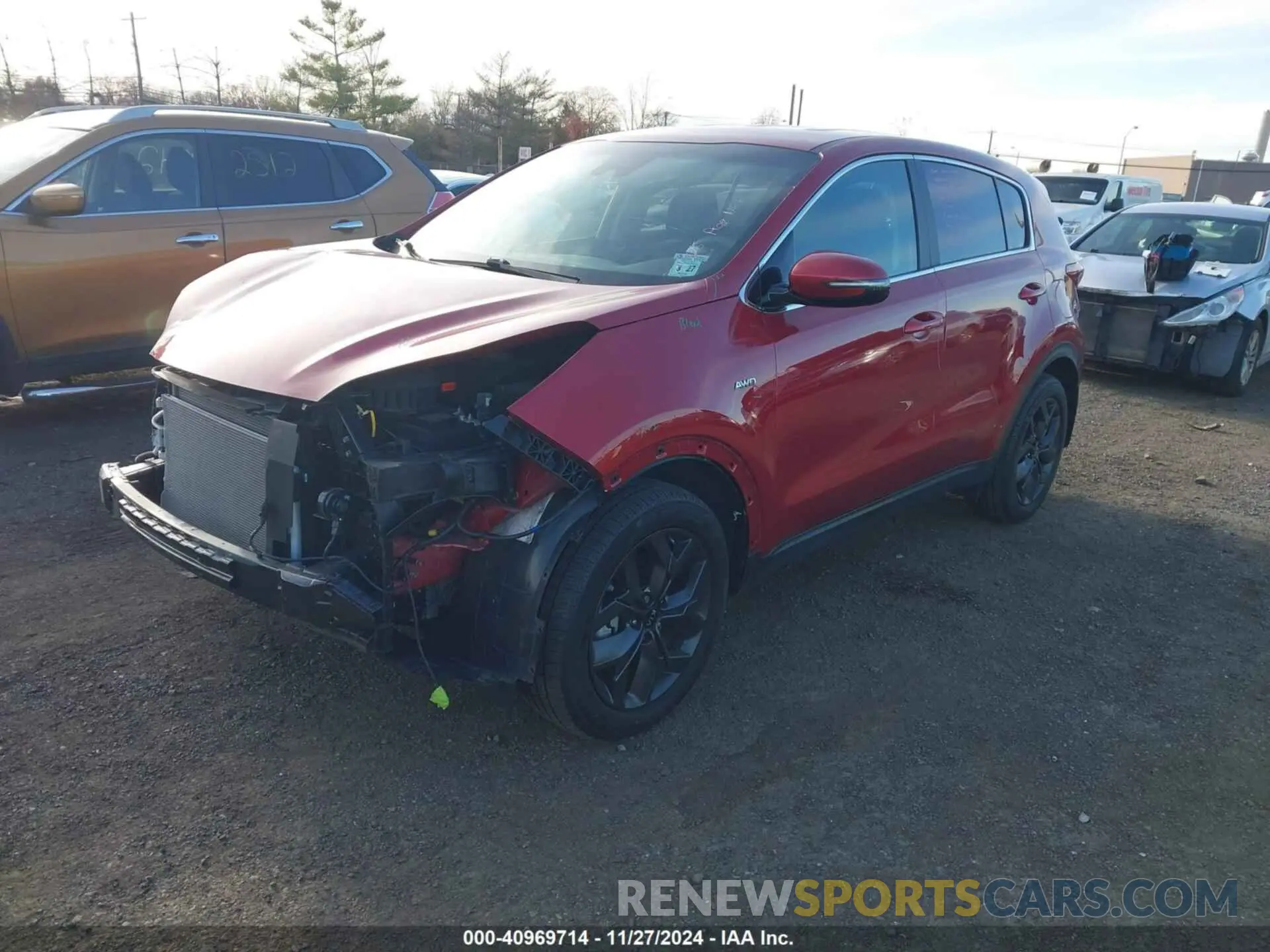 2 Photograph of a damaged car KNDPMCACXN7026620 KIA SPORTAGE 2022