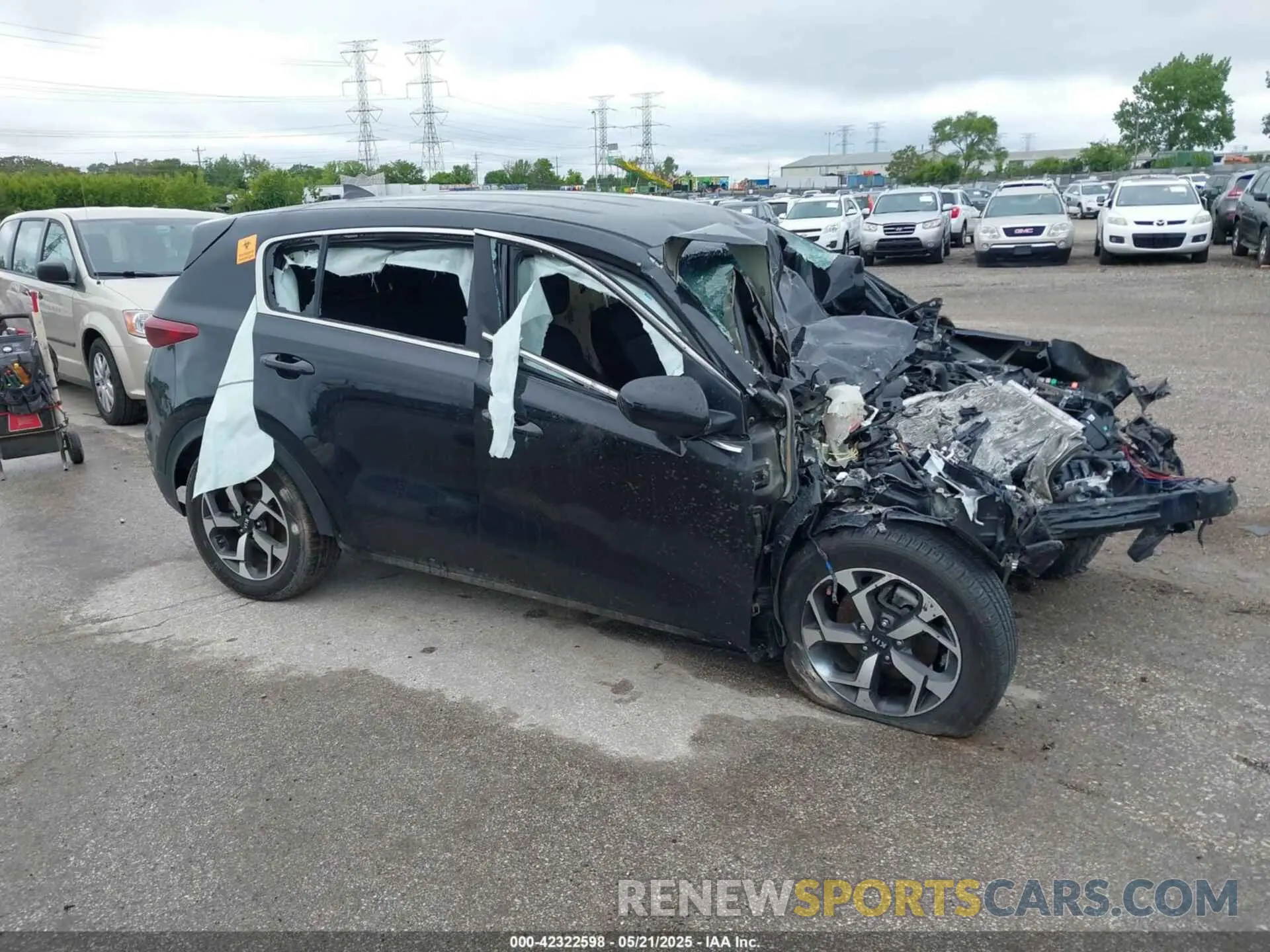 1 Photograph of a damaged car KNDPMCACXN7969560 KIA SPORTAGE 2022