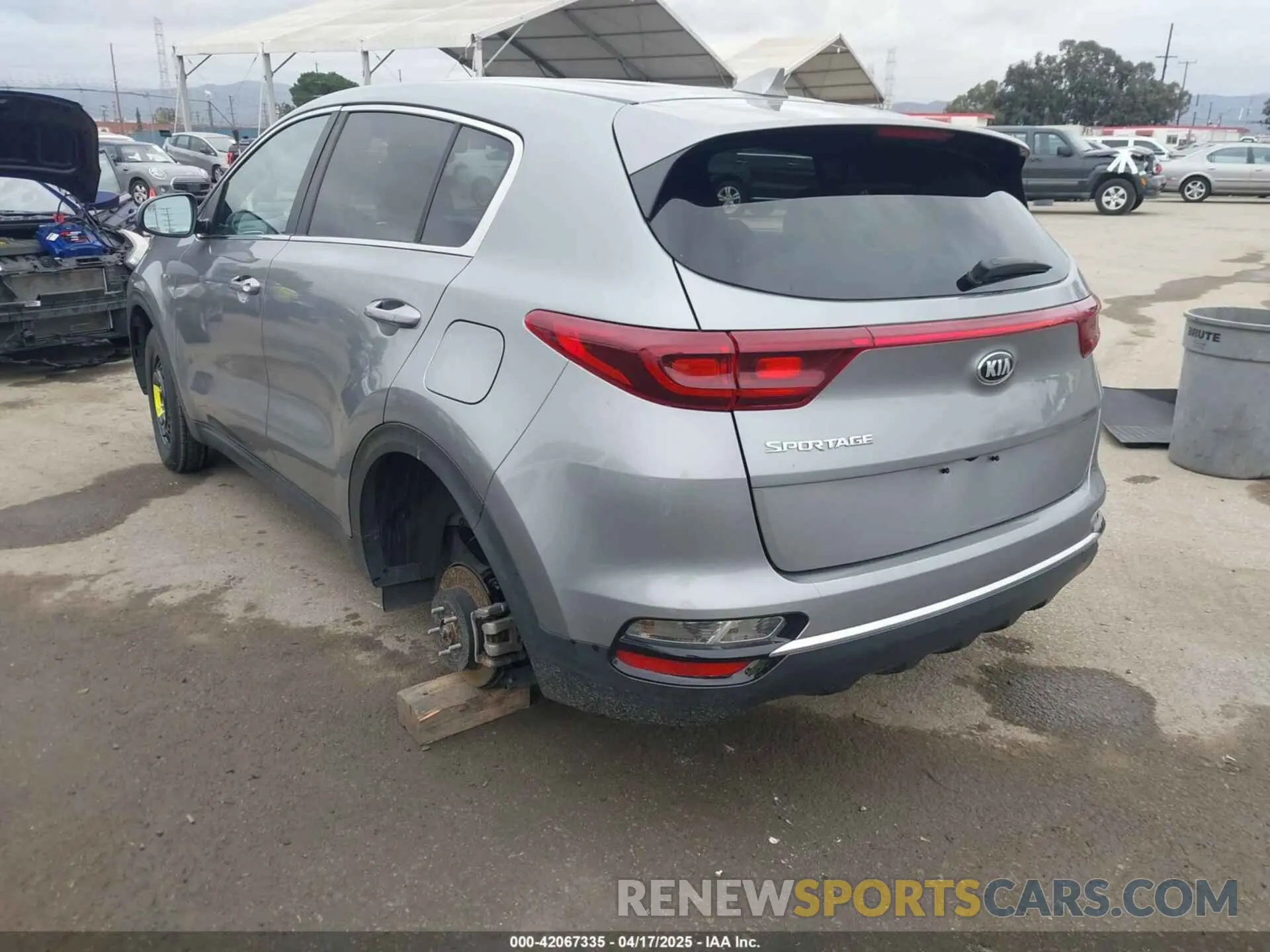 3 Photograph of a damaged car KNDPMCACXN7998203 KIA SPORTAGE 2022