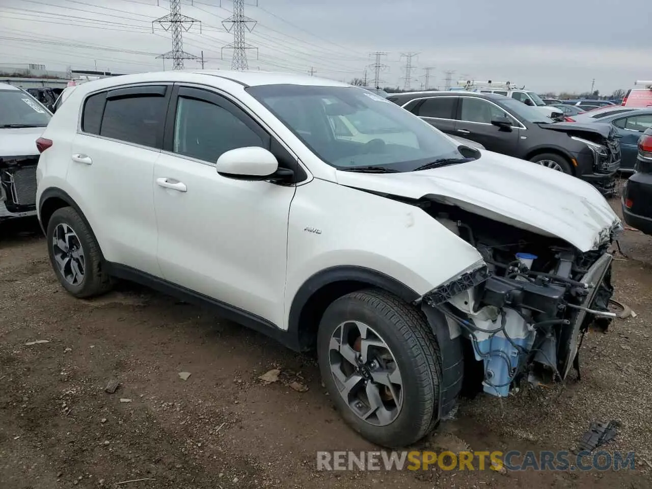 4 Photograph of a damaged car KNDPMCACXN7999691 KIA SPORTAGE 2022