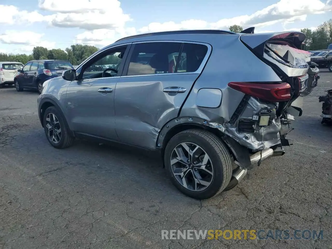 2 Photograph of a damaged car KNDPNCAC1N7987152 KIA SPORTAGE 2022