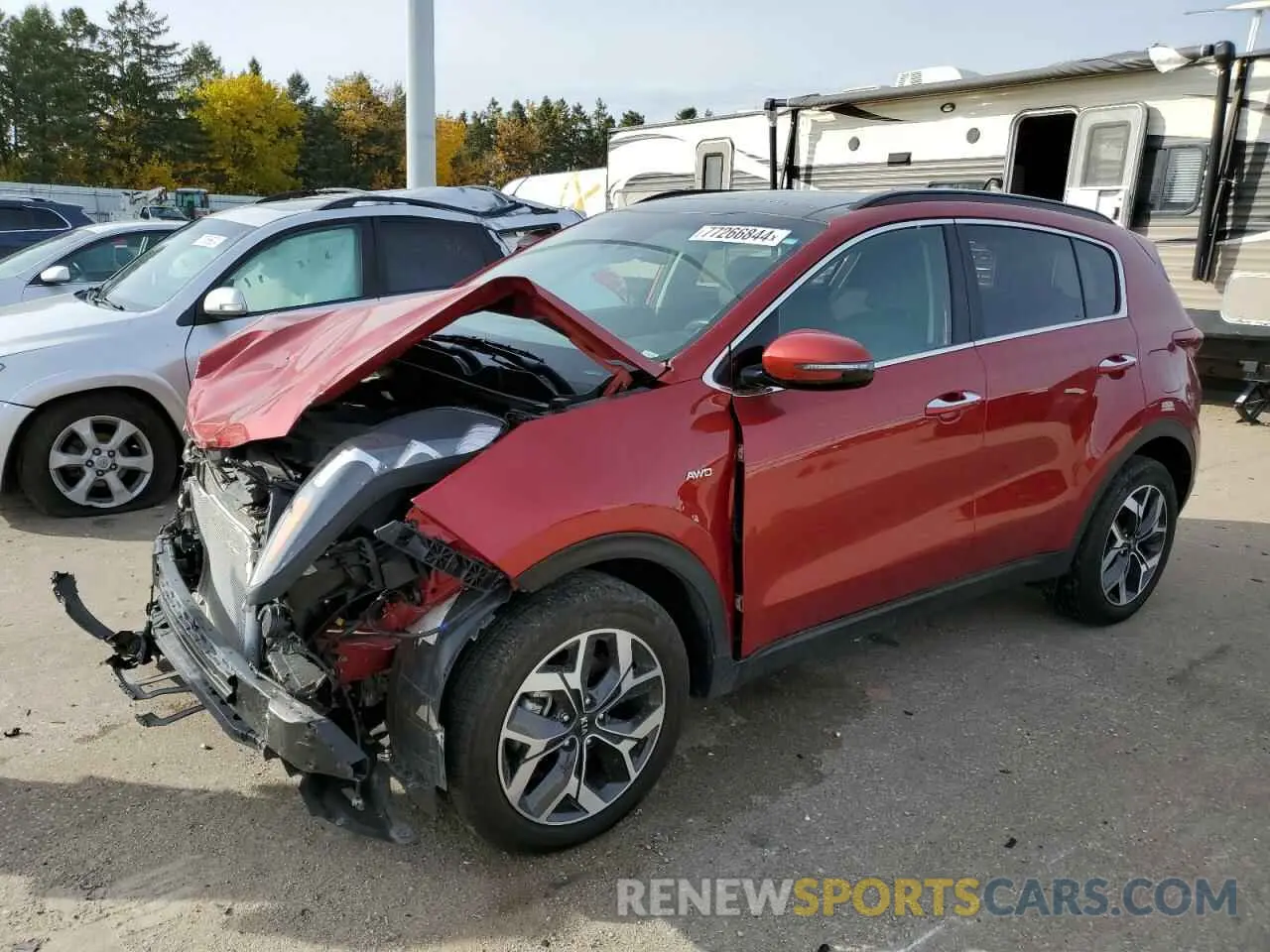 1 Photograph of a damaged car KNDPNCAC2N7961515 KIA SPORTAGE 2022