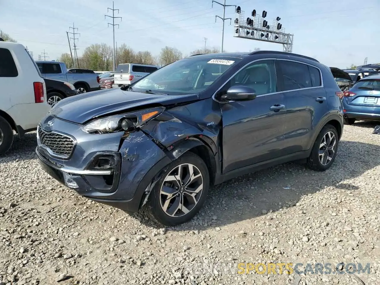 1 Photograph of a damaged car KNDPNCAC4N7963945 KIA SPORTAGE 2022