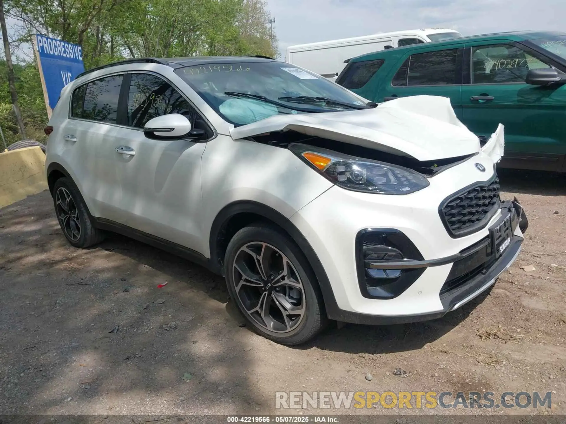 1 Photograph of a damaged car KNDPR3A65N7020221 KIA SPORTAGE 2022