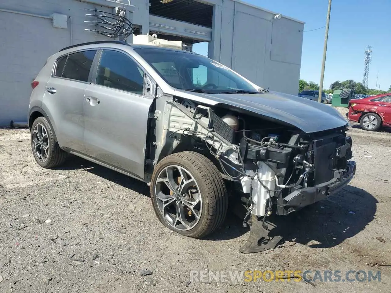 4 Photograph of a damaged car KNDPRCA60N7950866 KIA SPORTAGE 2022
