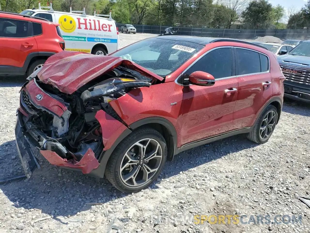 1 Photograph of a damaged car KNDPRCA68N7998082 KIA SPORTAGE 2022