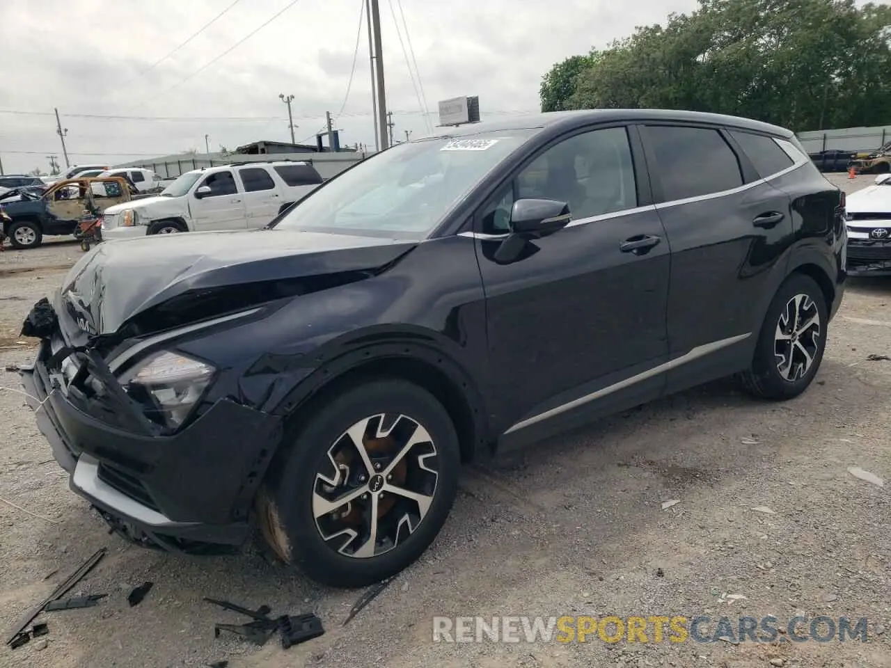 1 Photograph of a damaged car 5XYK33AF0PG051359 KIA SPORTAGE 2023