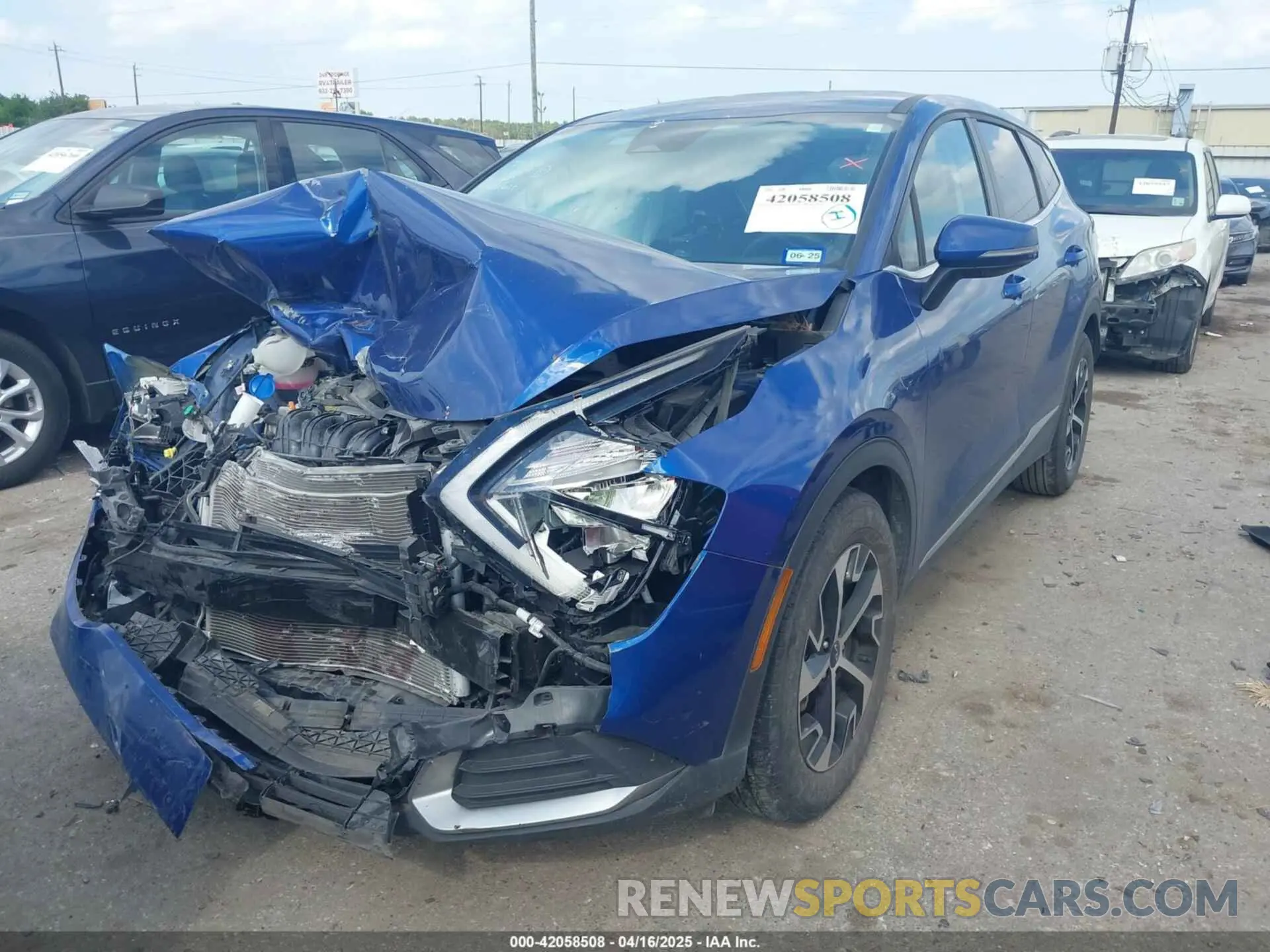 2 Photograph of a damaged car 5XYK33AF0PG132216 KIA SPORTAGE 2023