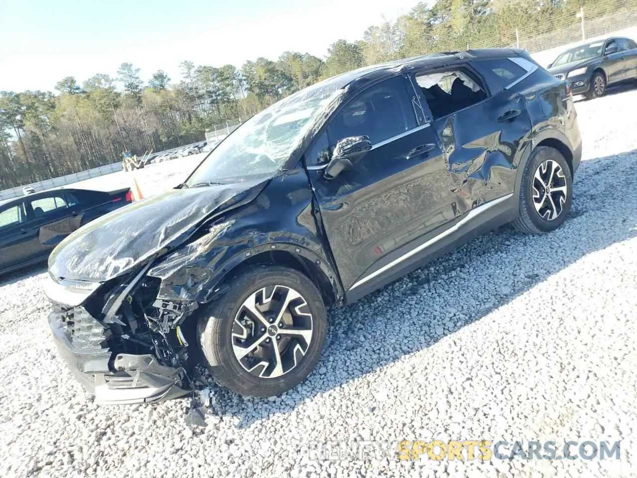 1 Photograph of a damaged car 5XYK33AF1PG063150 KIA SPORTAGE 2023