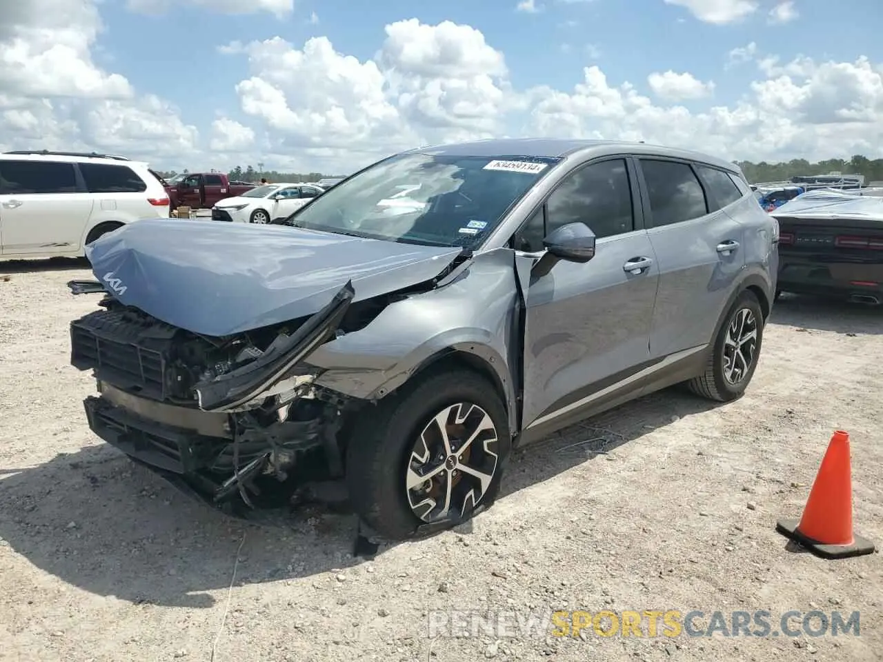 1 Photograph of a damaged car 5XYK33AF4PG055205 KIA SPORTAGE 2023