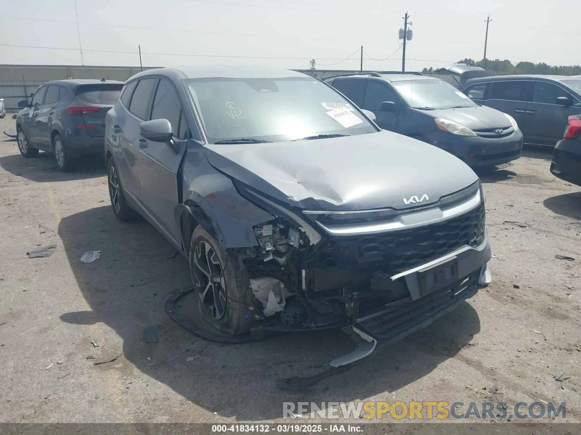 1 Photograph of a damaged car 5XYK33AF7PG005544 KIA SPORTAGE 2023