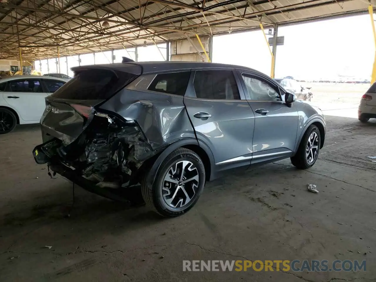 3 Photograph of a damaged car 5XYK33AF7PG042481 KIA SPORTAGE 2023