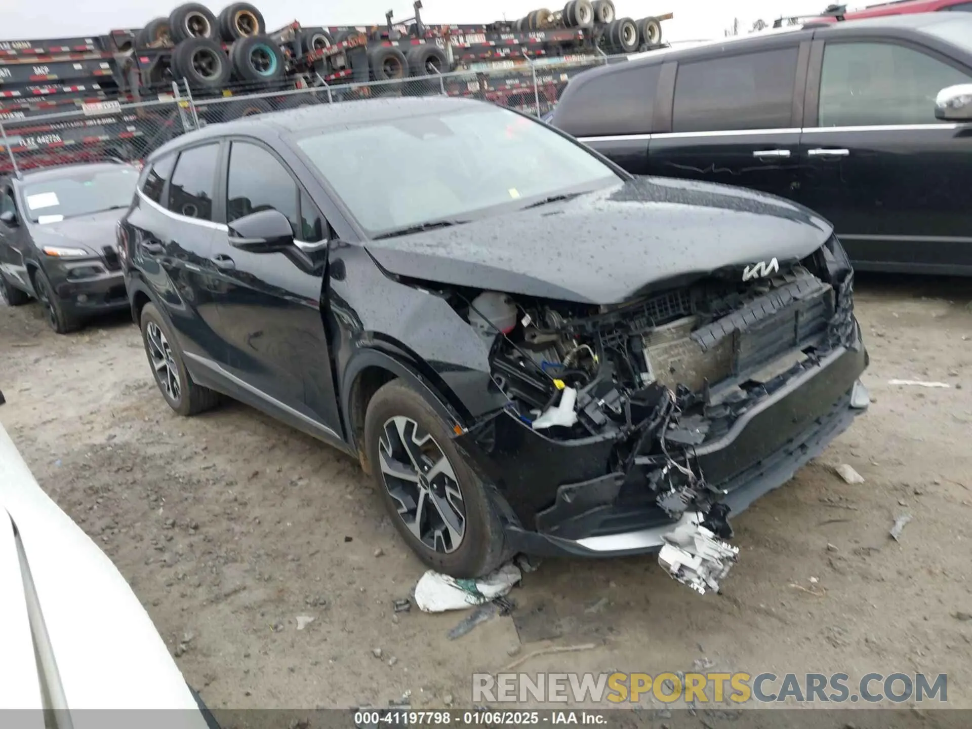 1 Photograph of a damaged car 5XYK33AF7PG104560 KIA SPORTAGE 2023