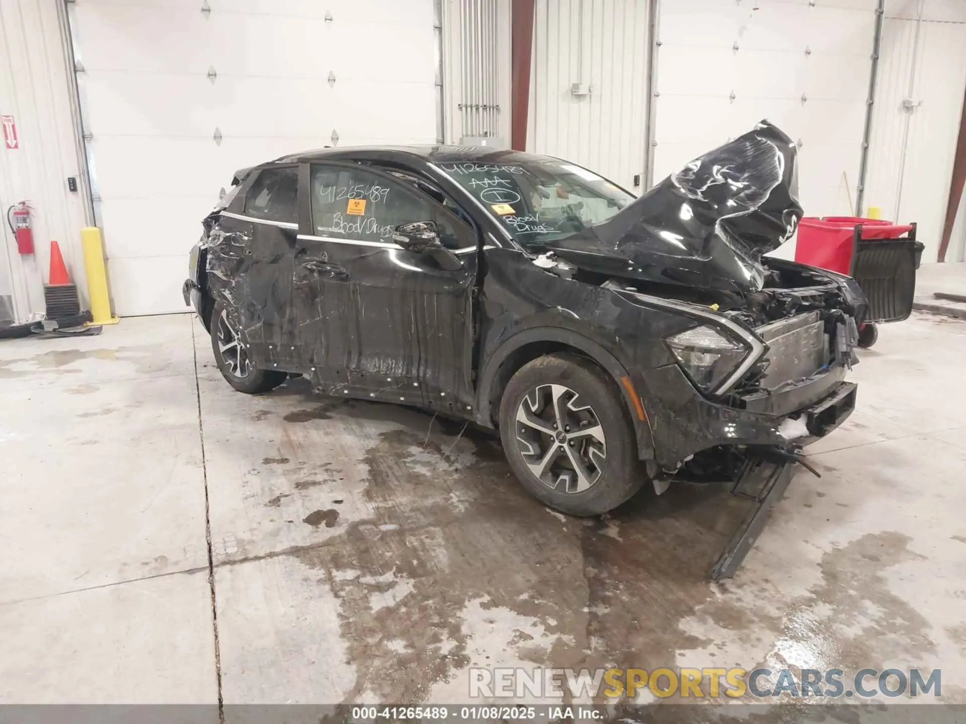 1 Photograph of a damaged car 5XYK33AF8PG080186 KIA SPORTAGE 2023