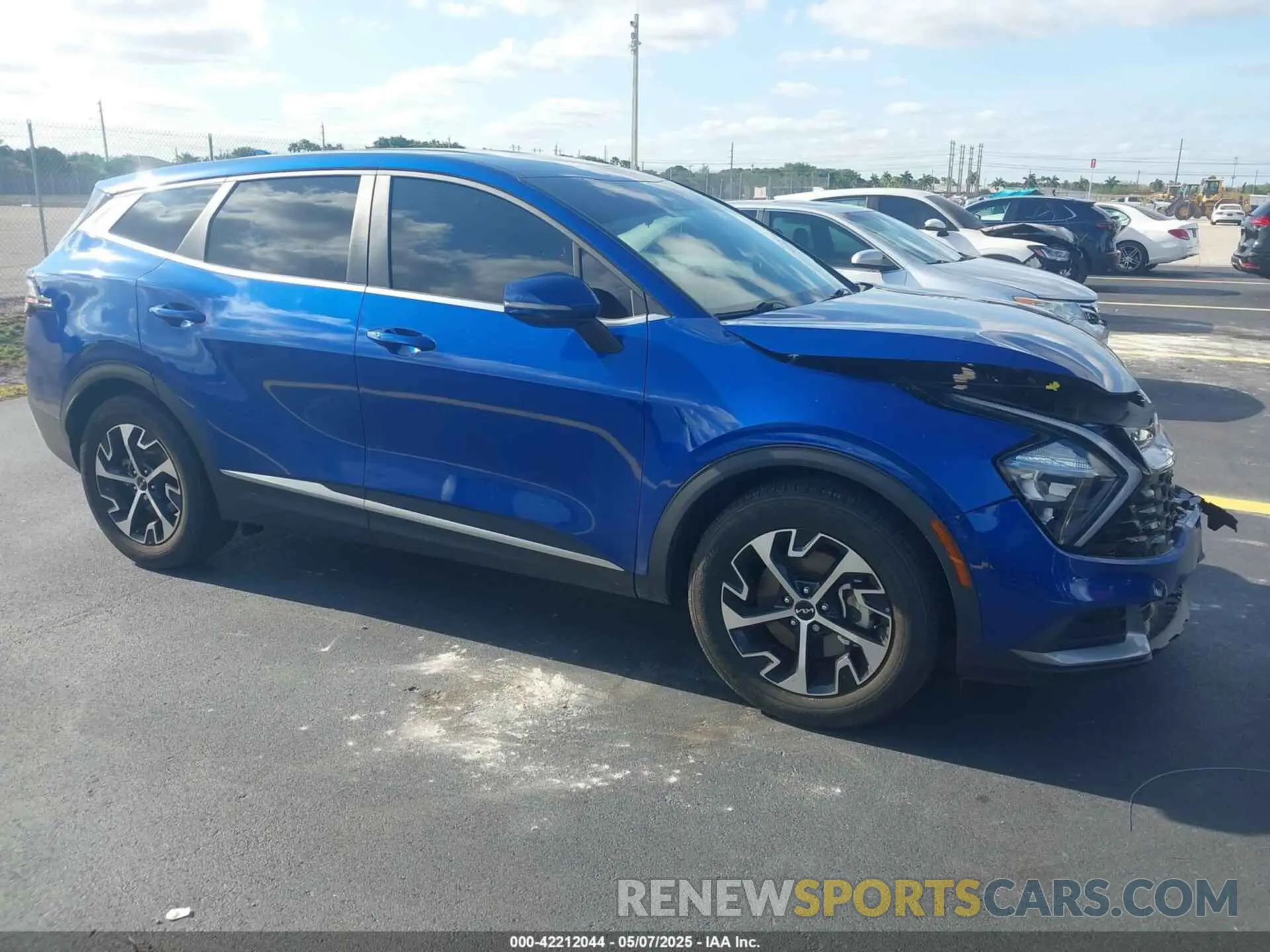 1 Photograph of a damaged car 5XYK33AF8PG095089 KIA SPORTAGE 2023
