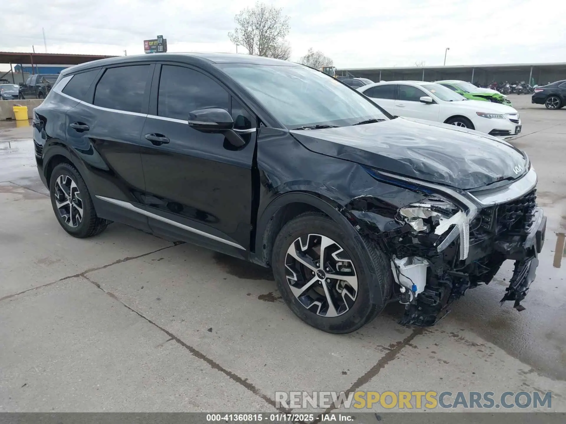 1 Photograph of a damaged car 5XYK33AF9PG113180 KIA SPORTAGE 2023